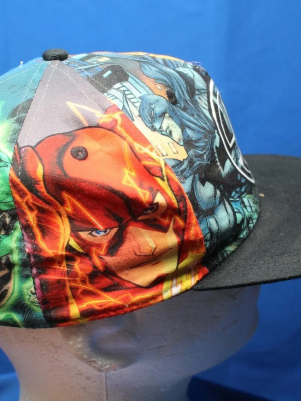 Justice League Batman Superman Flash Wonder Women Snapback Cap YOUTH Size